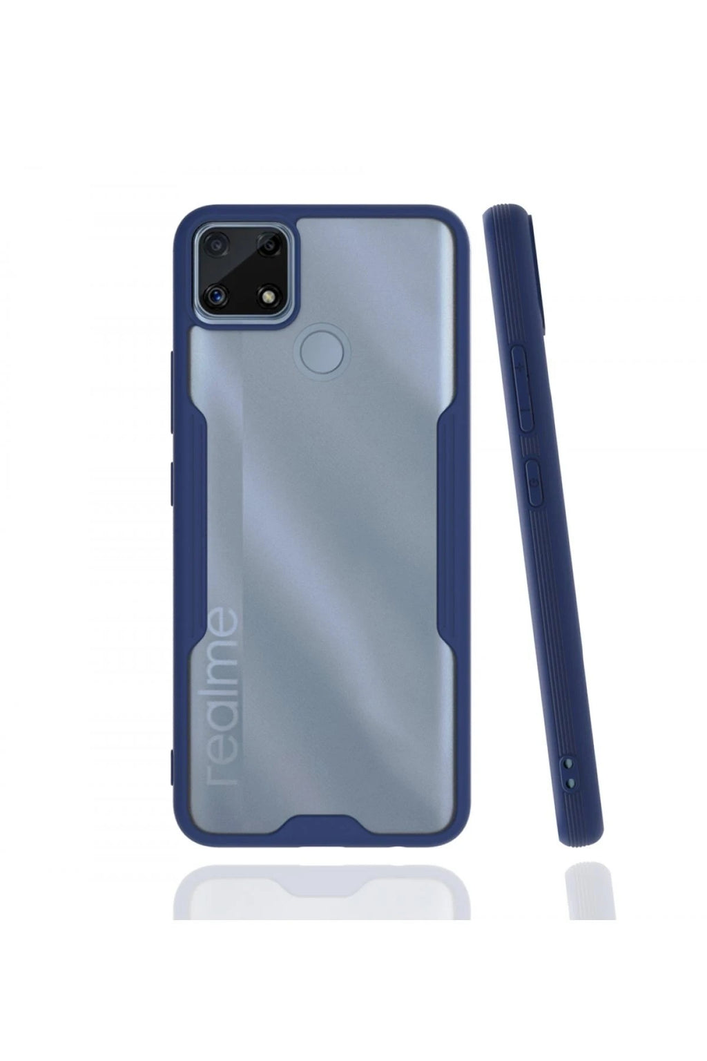 Mey İthalat® Realme C25 Kılıf Platin Silikon - Lacivert