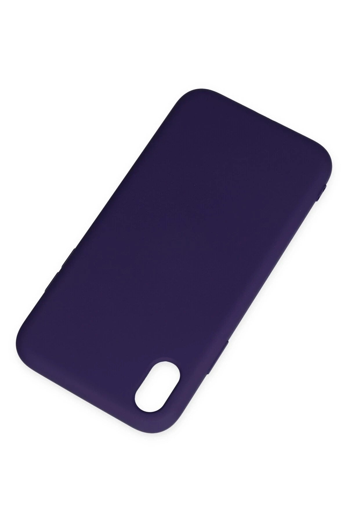 Mey İthalat® iPhone XR Kılıf Nano içi Kadife Silikon - Mor