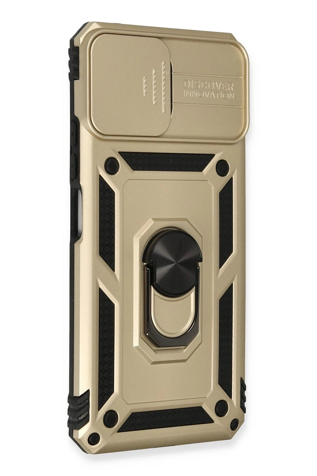 Mey İthalat® Mİ 11 Lite Kılıf Pars Lens Yüzüklü Silikon - Gold