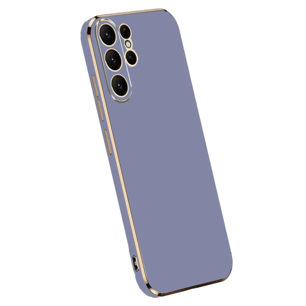 Mey İthalat® Samsung Galaxy S24 Ultra Kılıf Volet Silikon - Mavi