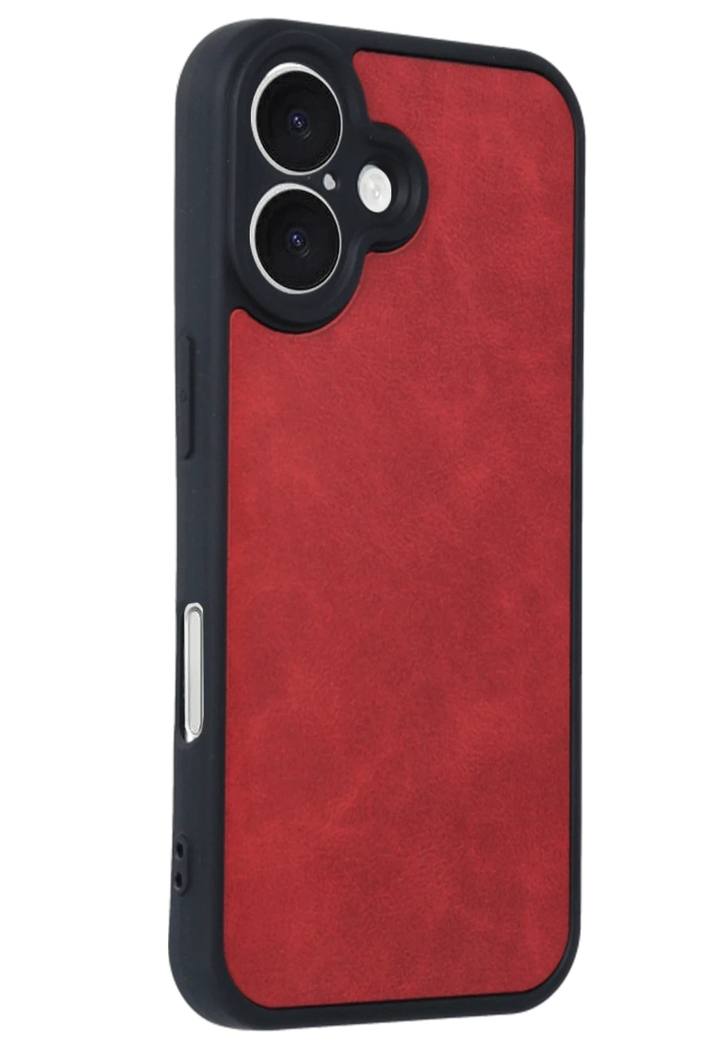 Mey İthalat® iPhone 16 Kılıf Aras Deri Kapak - Kırmızı