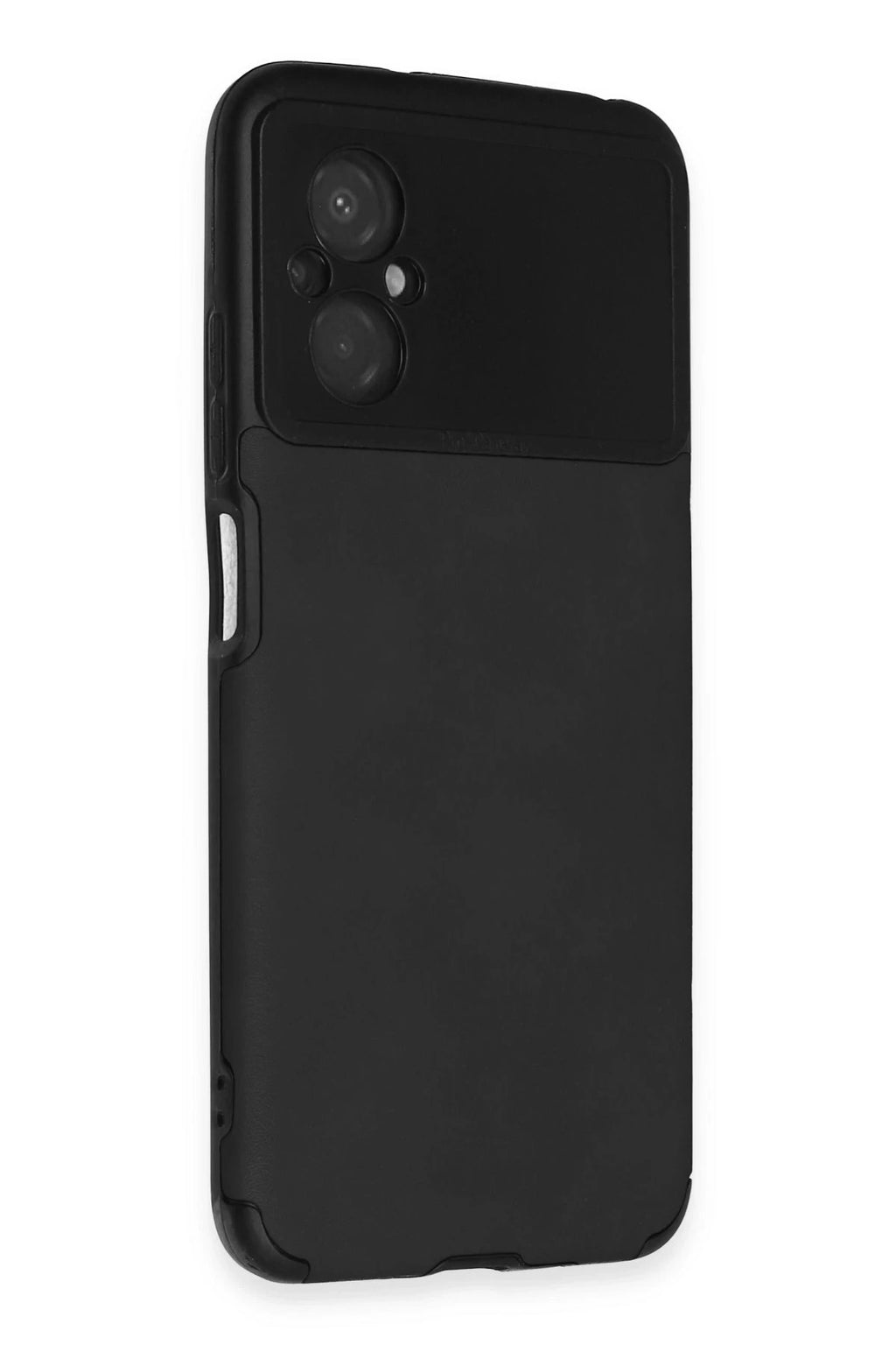 Mey İthalat® Poco M5 Kılıf Loop Deri Silikon - Siyah