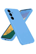 Mey İthalat® Samsung Galaxy A36 Kılıf Nano içi Kadife Silikon - Mavi
