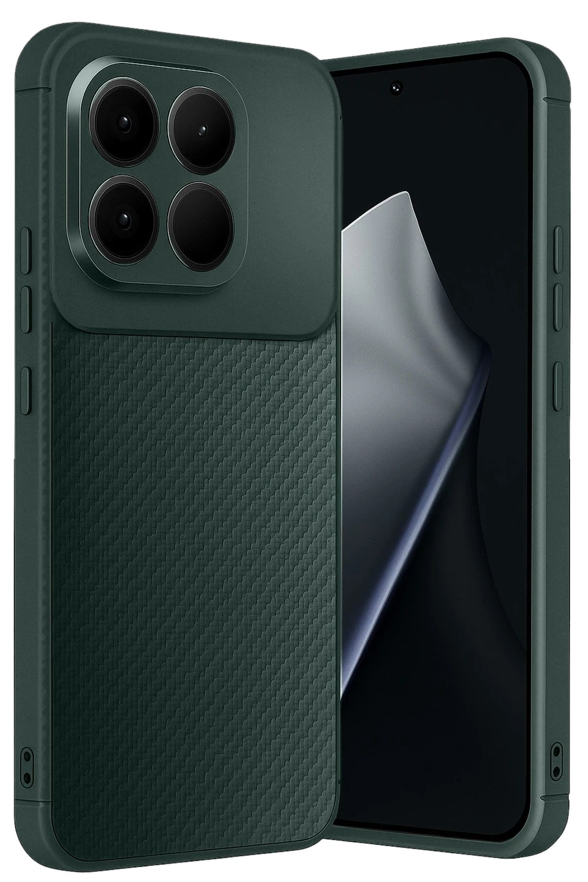 Mey İthalat® Mi 15T Auto Focus Karbon Kapak - Koyu Yeşil