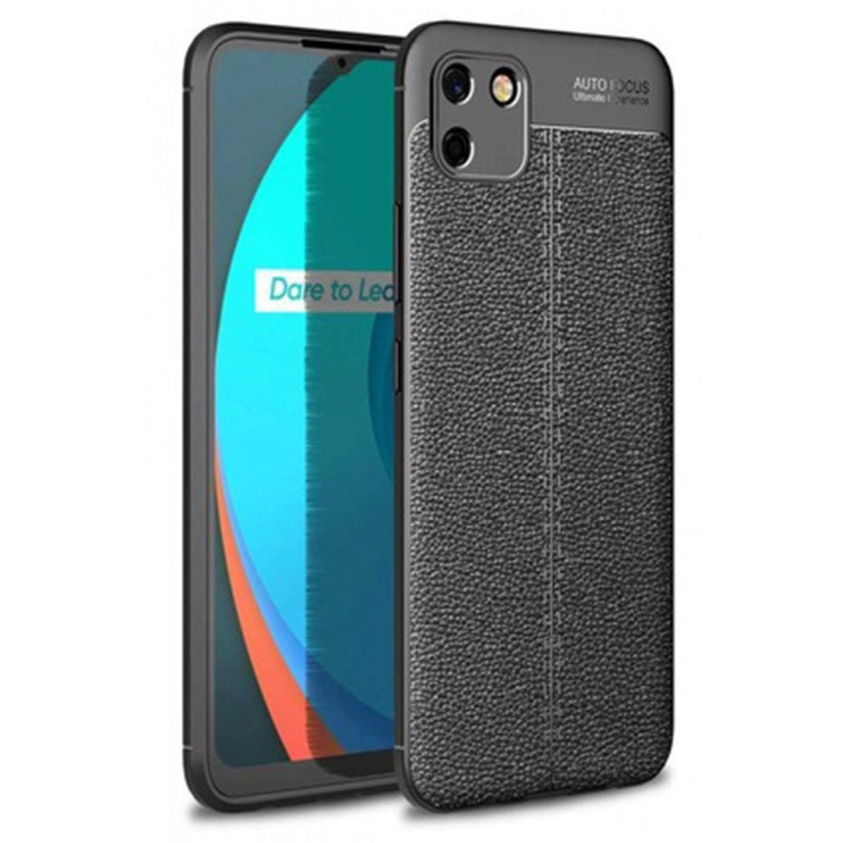 Mey İthalat® Realme C11 Kılıf Auto Focus Kapak - Siyah