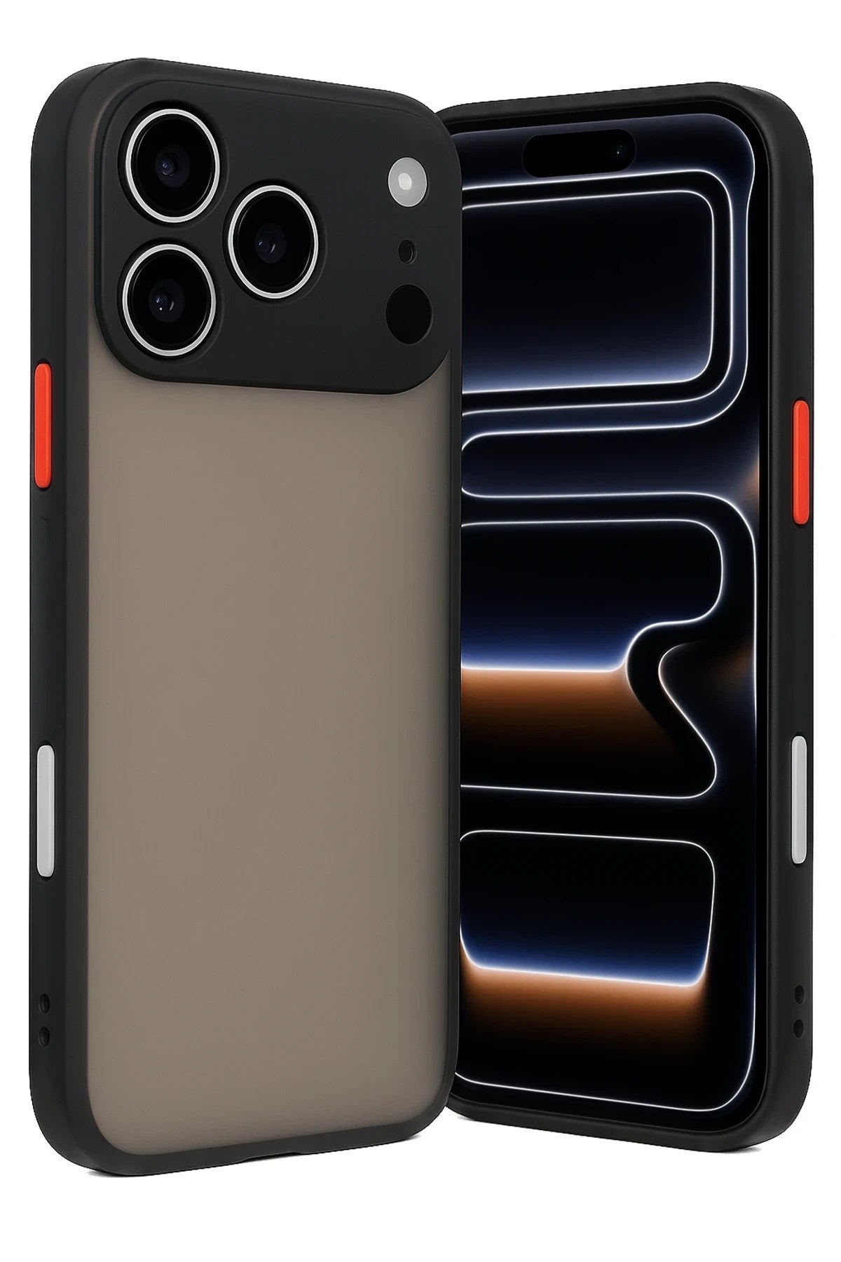 Mey İthalat® iPhone 17 Pro Max Kılıf Montreal Silikon Kapak - Siyah