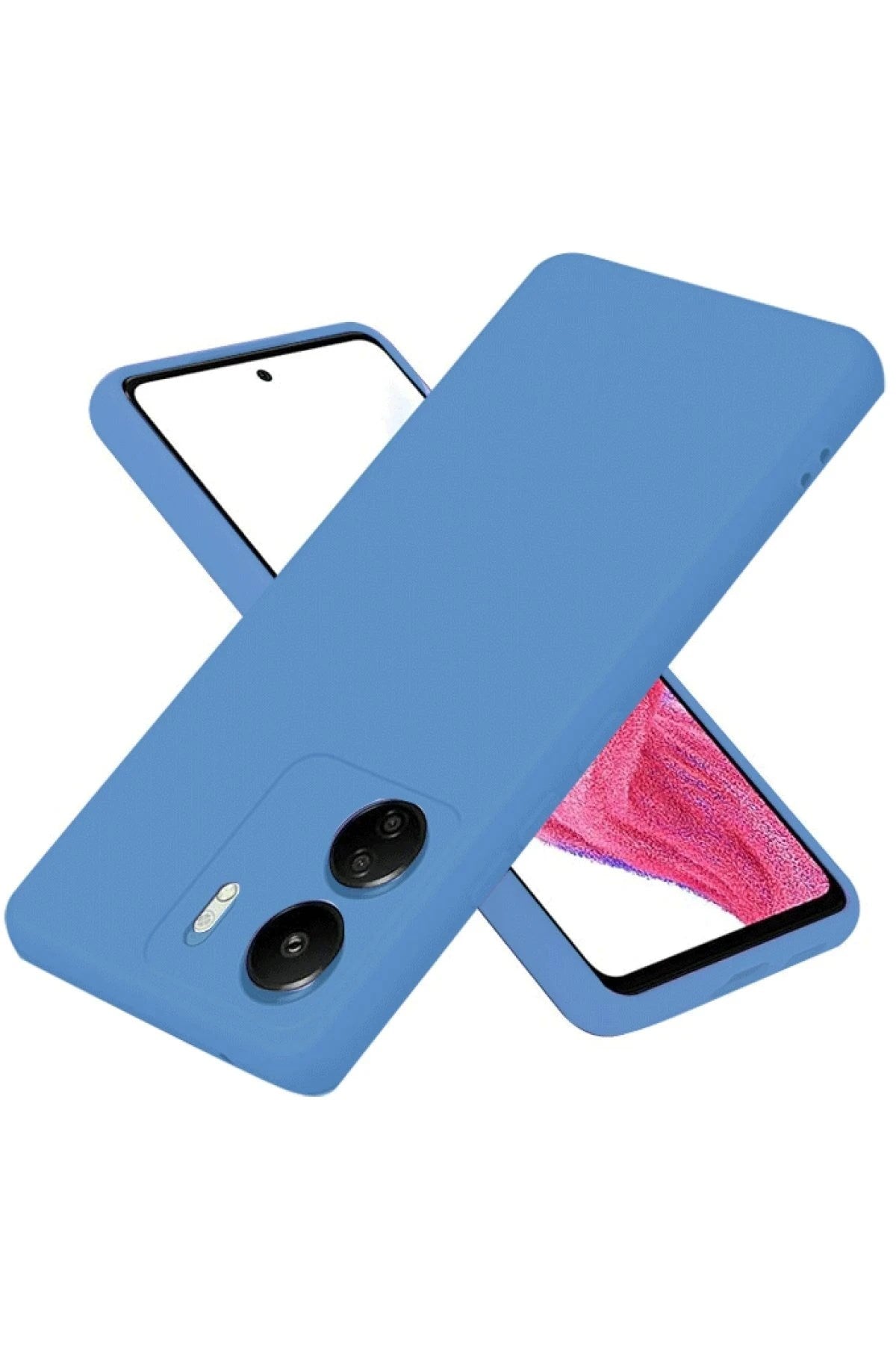 Mey İthalat® Redmi 13C Kılıf First Silikon - Mavi