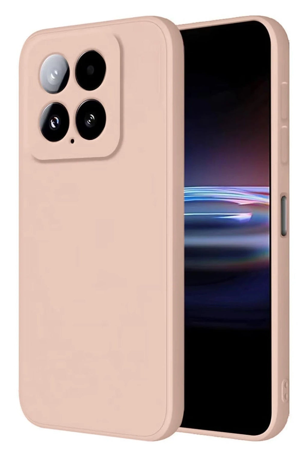 Mey İthalat® Mi 14T Pro Kılıf Nano içi Kadife Silikon - Pudra