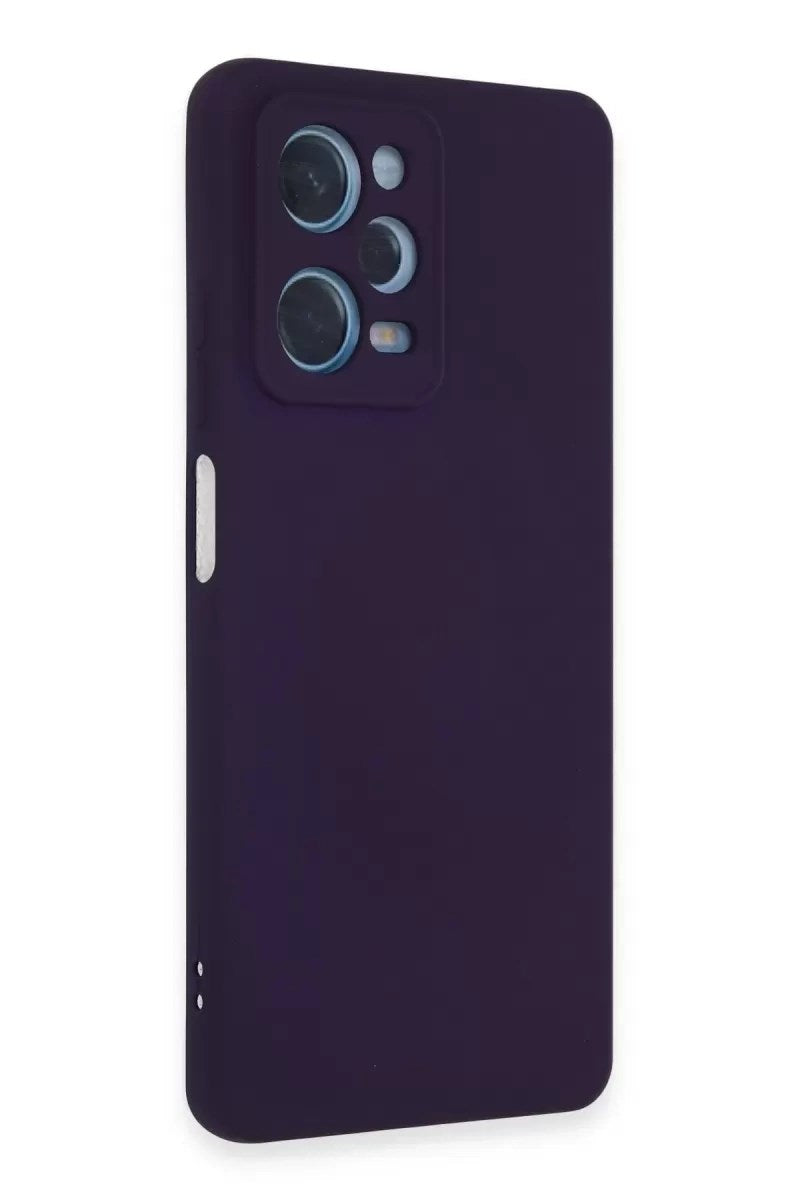Mey İthalat® Redmi Note 12 Pro 5G Kılıf Nano içi Kadife Silikon - Mor