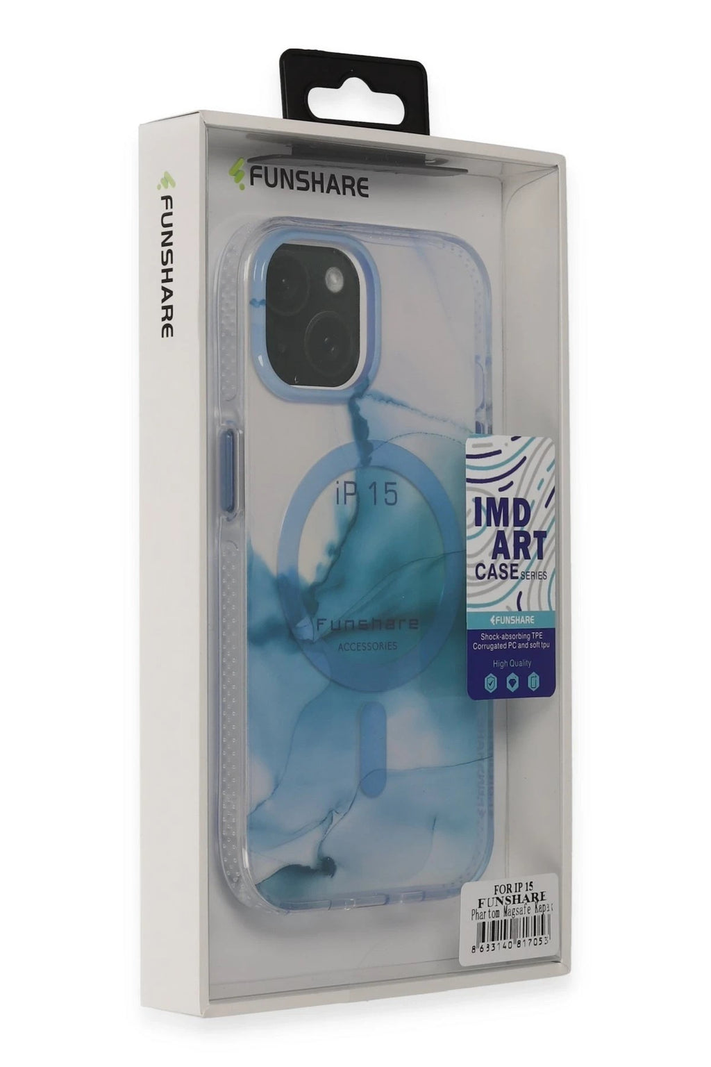 Mey İthalat® iPhone 15 Phantom Magsafe Kapak - Siyah