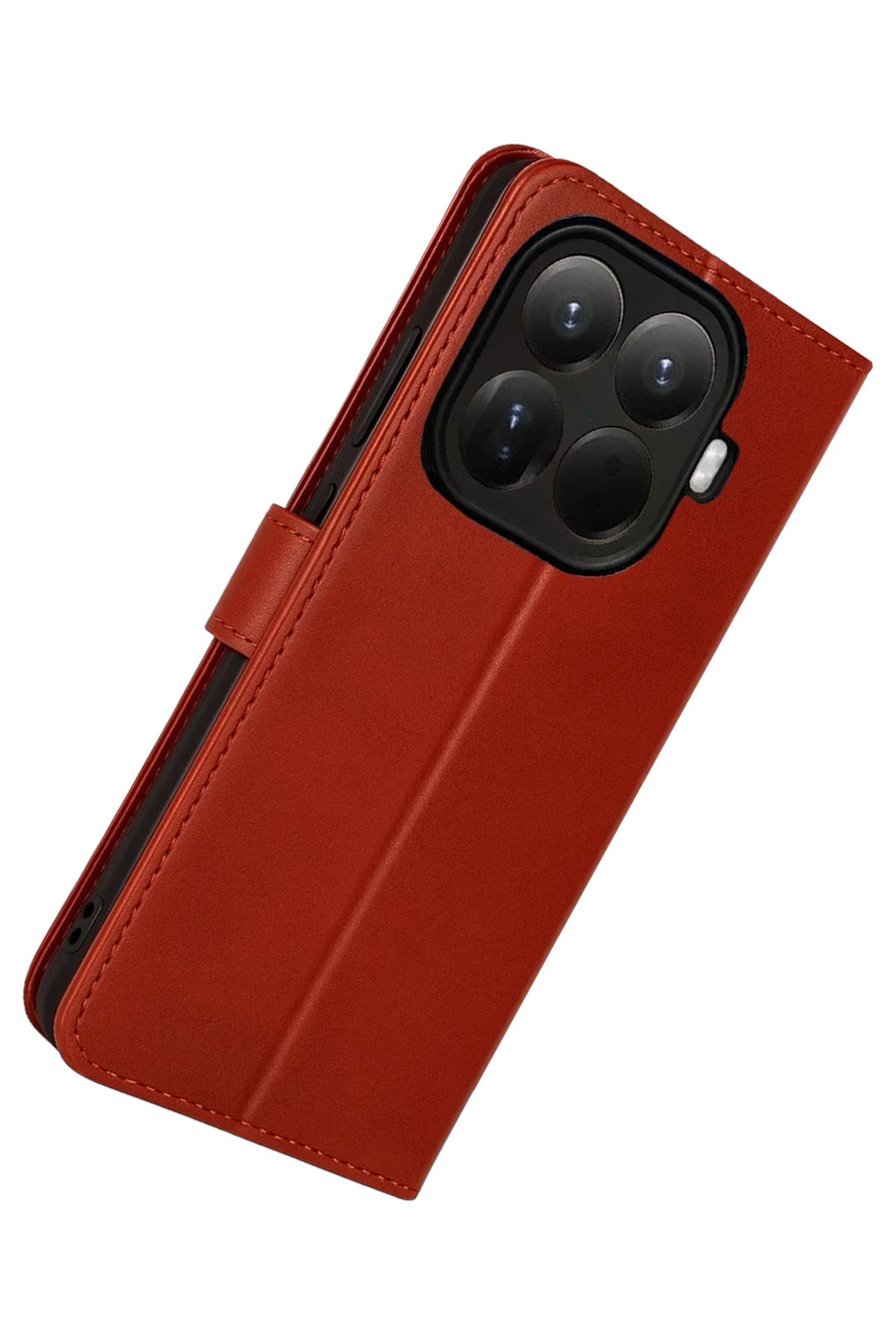 Mey İthalat® Mi 15T Pro Trend S Plus Kapaklı Kılıf - Kırmızı