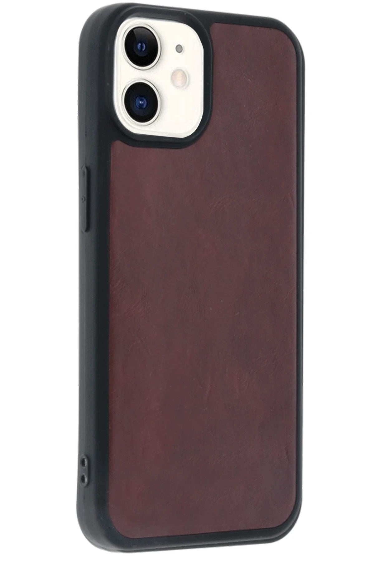 Mey İthalat® iPhone 11 Kılıf Aras Deri Kapak - Bordo