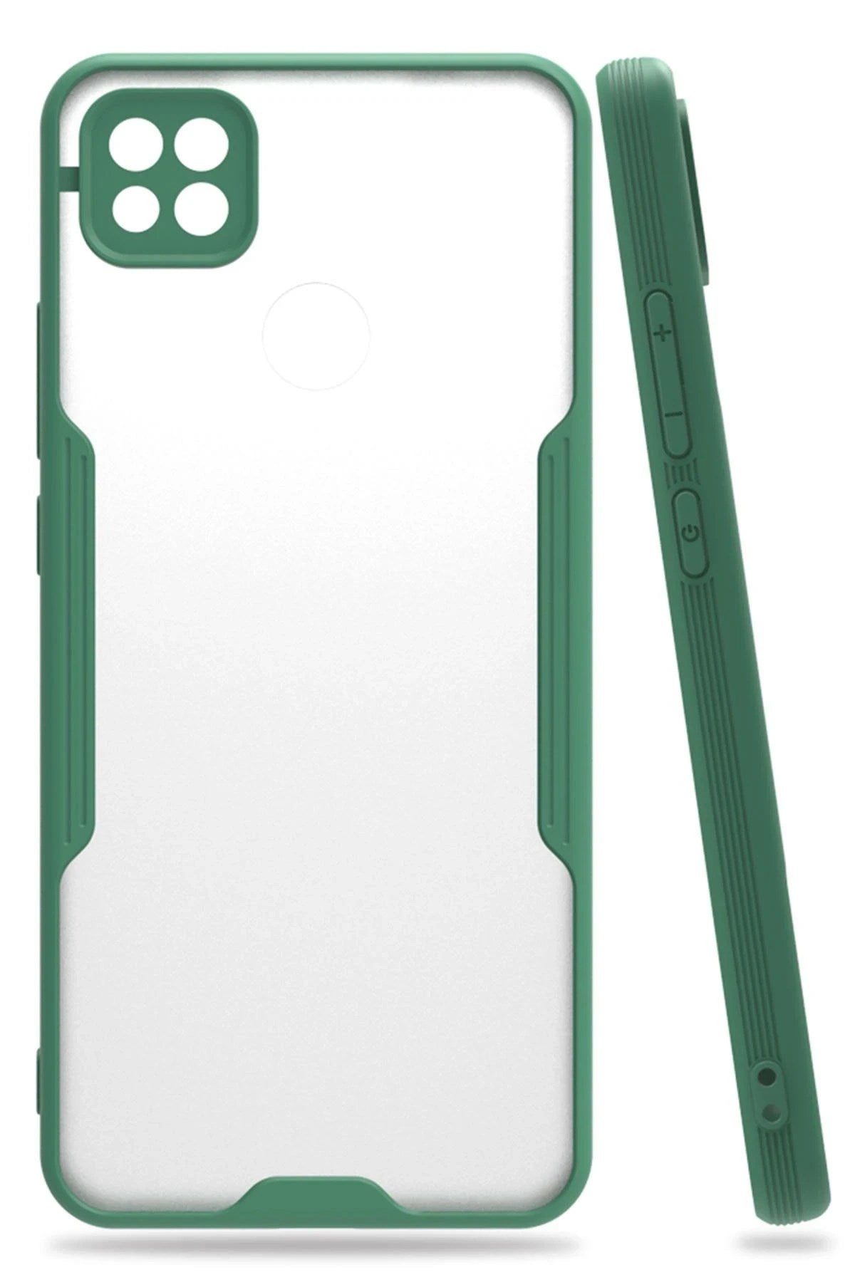 Mey İthalat® Redmi 9C Kılıf Platin Silikon - Yeşil