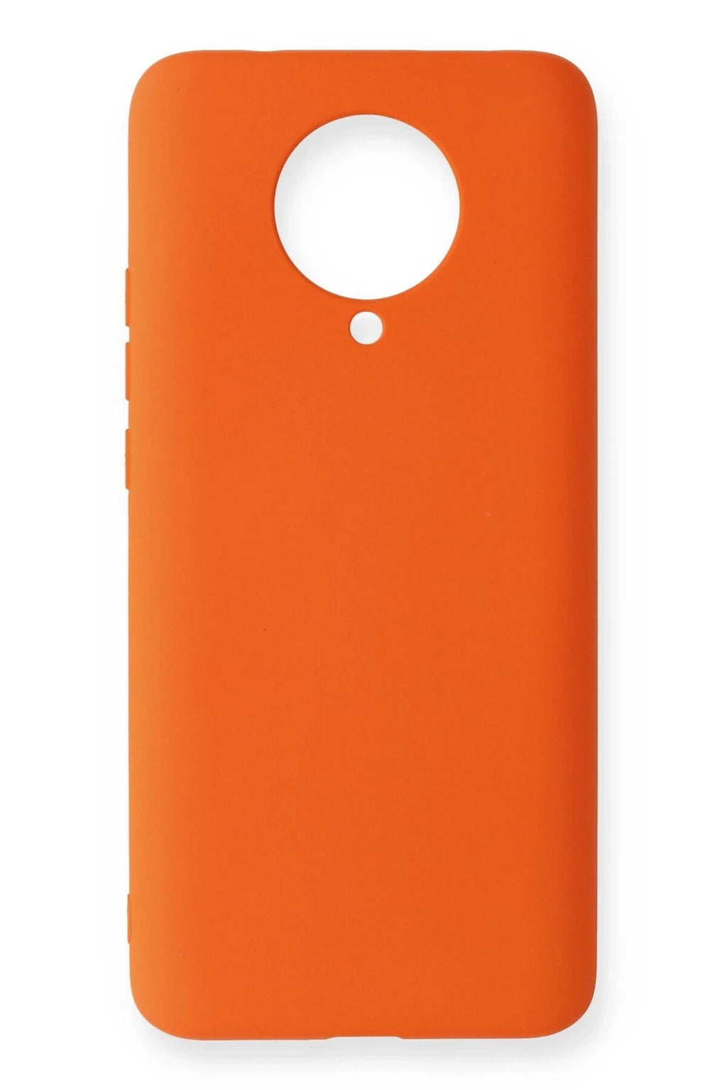 Mey İthalat® Redmi K30 Pro Kılıf Nano içi Kadife Silikon - Turuncu