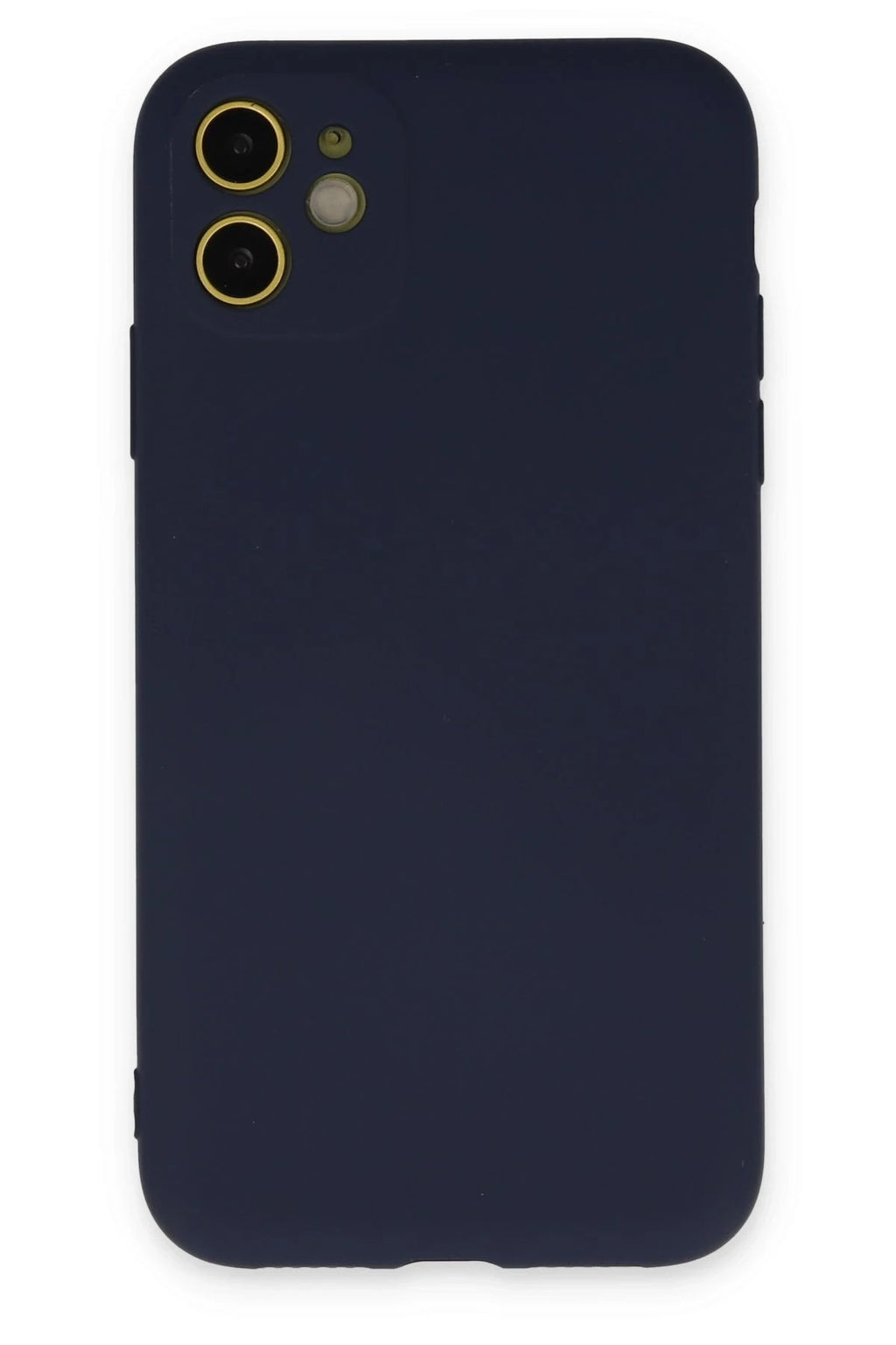 Mey İthalat® iPhone 11 Kılıf Nano içi Kadife Silikon - Lacivert