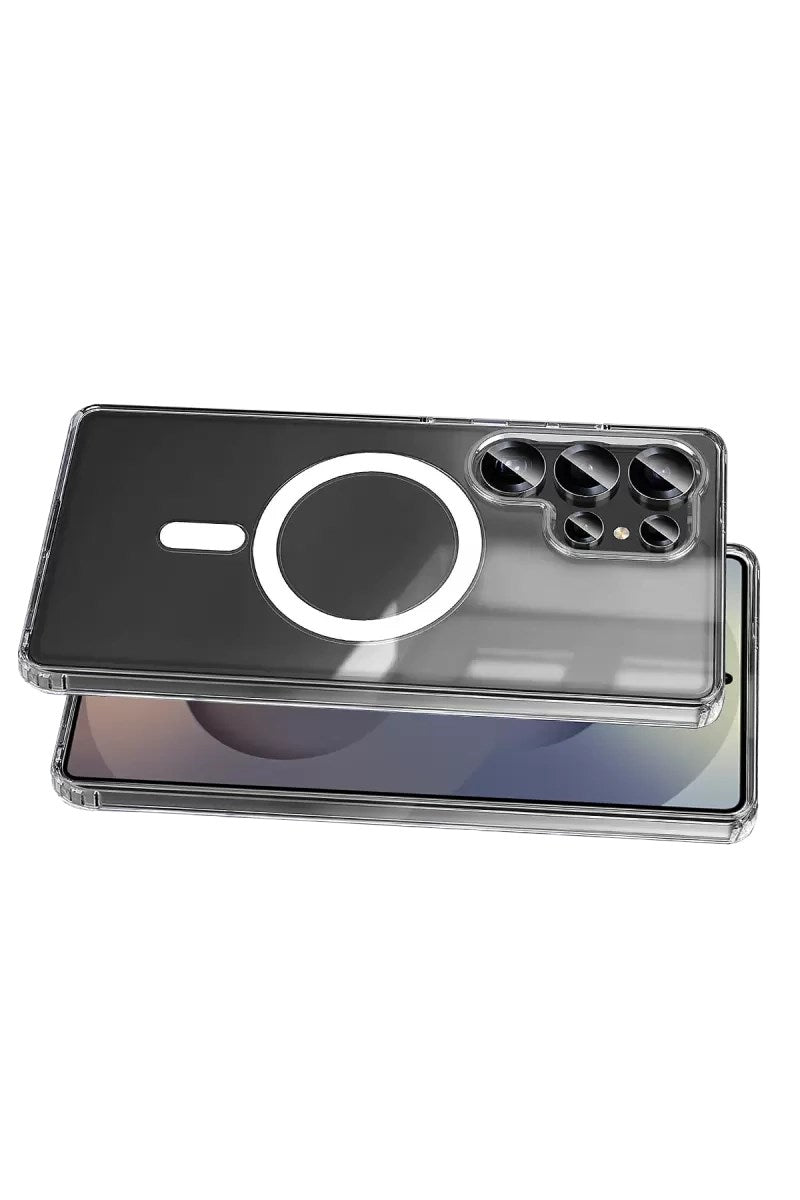 Mey İthalat® Samsung Galaxy S26 Ultra Magneticsafe Şeffaf Silikon - Şeffaf