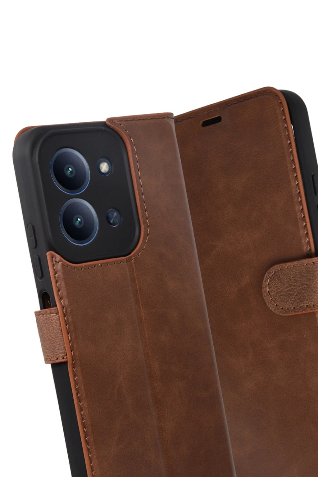 Mey İthalat® Redmi 15C 4G Trend S Plus Kapaklı Kılıf - Taba