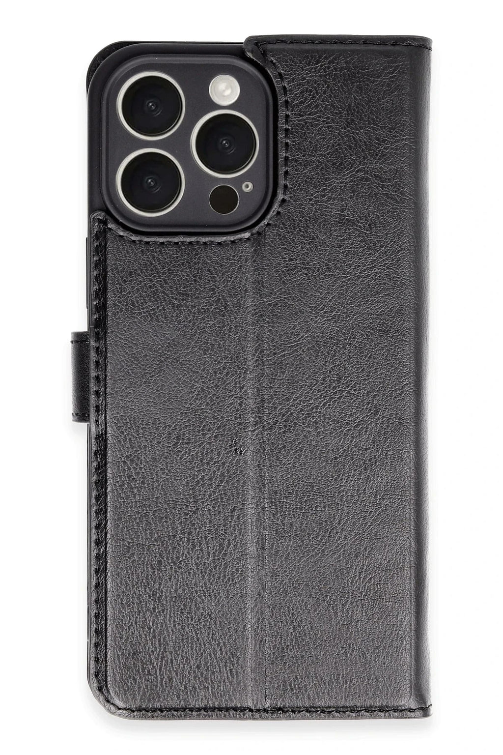 Mey İthalat® iPhone 16 Pro Max Kılıf Trend S Plus Kapaklı Kılıf - Siyah