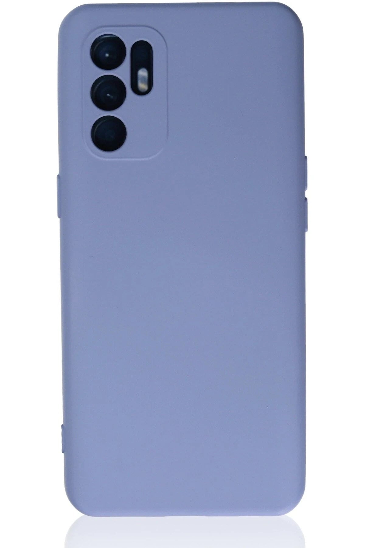 Mey İthalat® Reno 6 Kılıf Nano içi Kadife Silikon - Lila