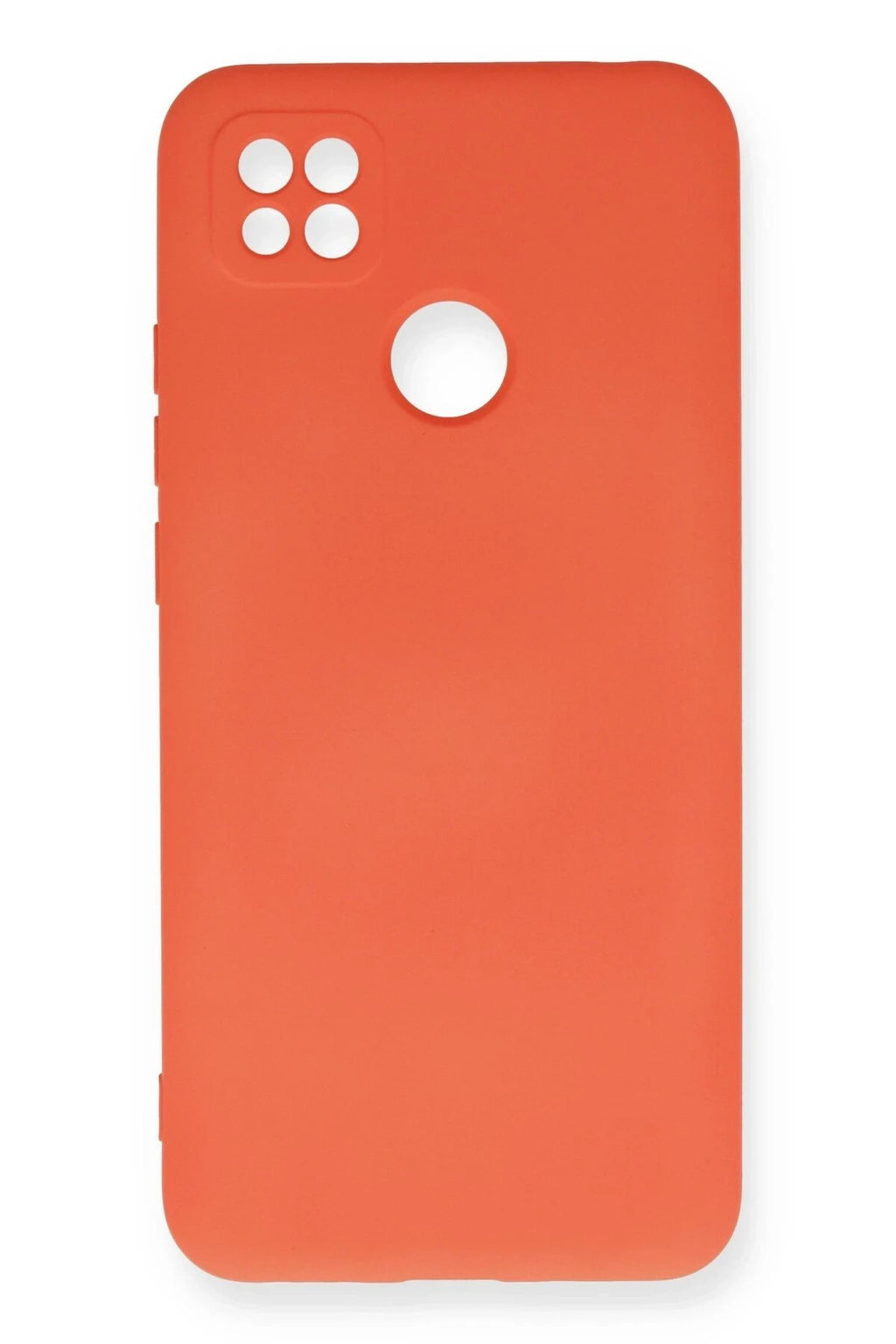 Mey İthalat® Redmi 9C Kılıf Nano içi Kadife Silikon - Turuncu