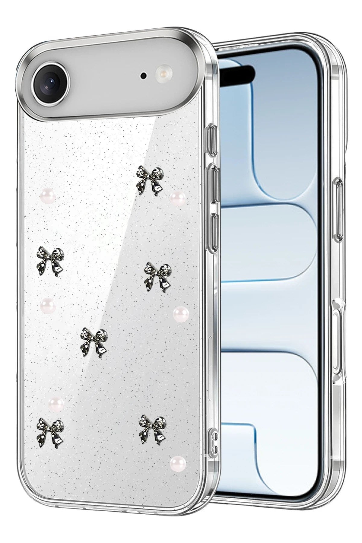 Mey İthalat® iPhone 17 Air Fiyonk Desenli Kapak - Desen 8