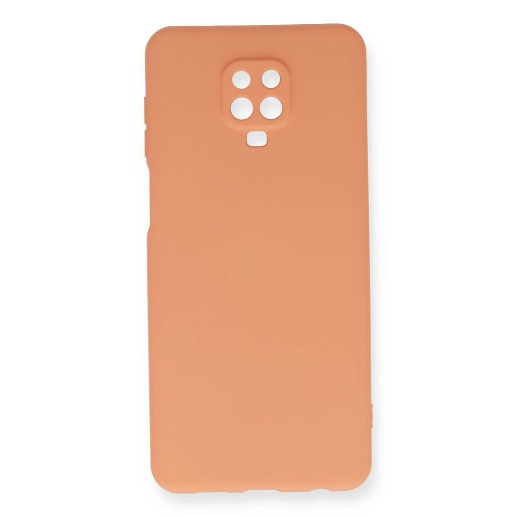 Mey İthalat® Redmi Note 9 Pro Kılıf Nano içi Kadife Silikon - Turuncu
