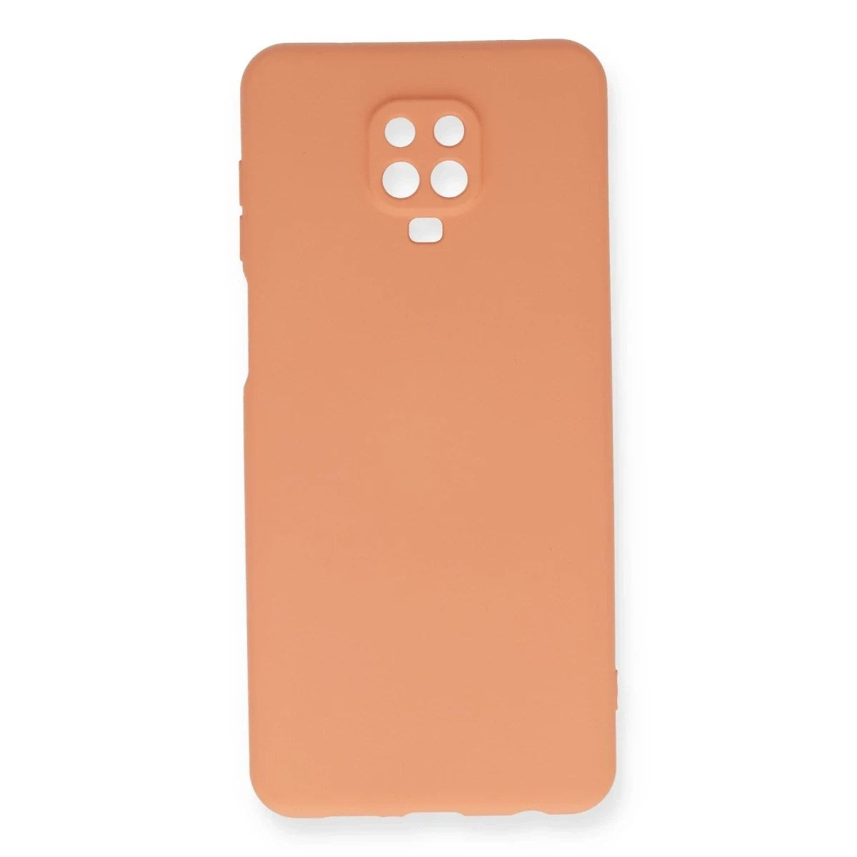 Mey İthalat® Redmi Note 9 Pro Kılıf Nano içi Kadife Silikon - Turuncu