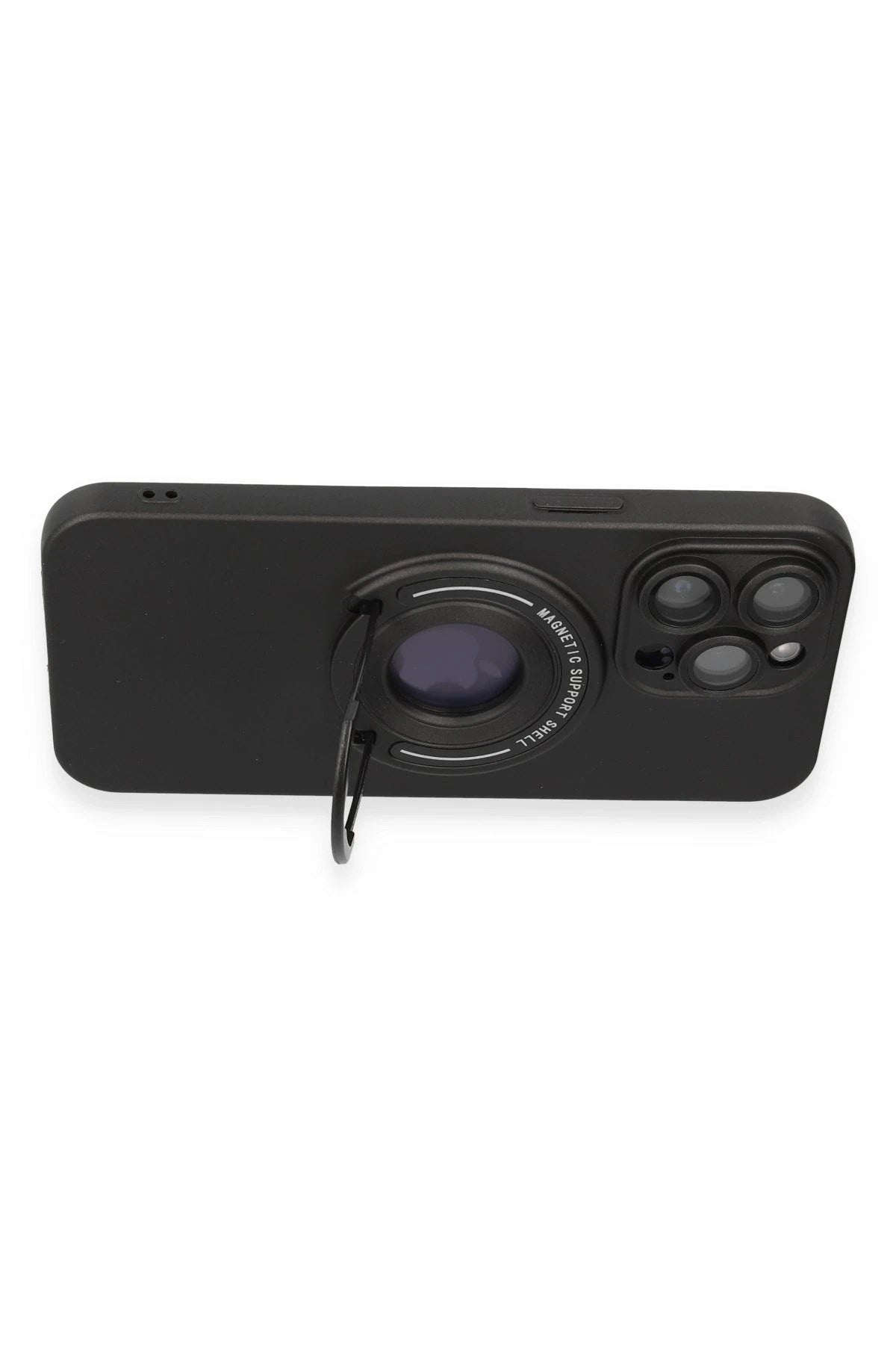 Mey İthalat® iPhone 13 Pro Max Kılıf Lukka Magneticsafe Kapak - Siyah