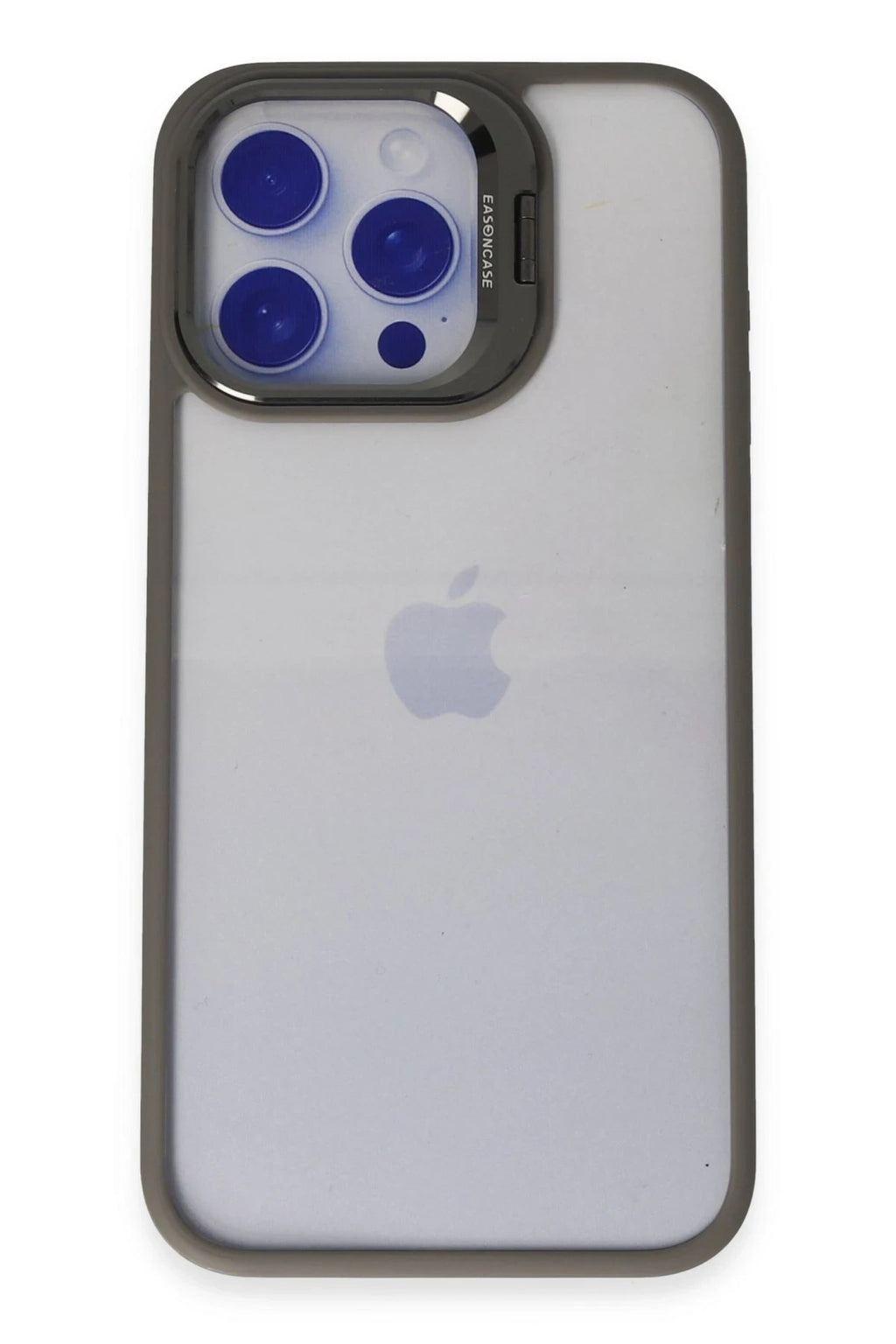 Mey İthalat® iPhone 15 Pro Max Kılıf Roblox Lens Standlı Kapak - Titan Gri