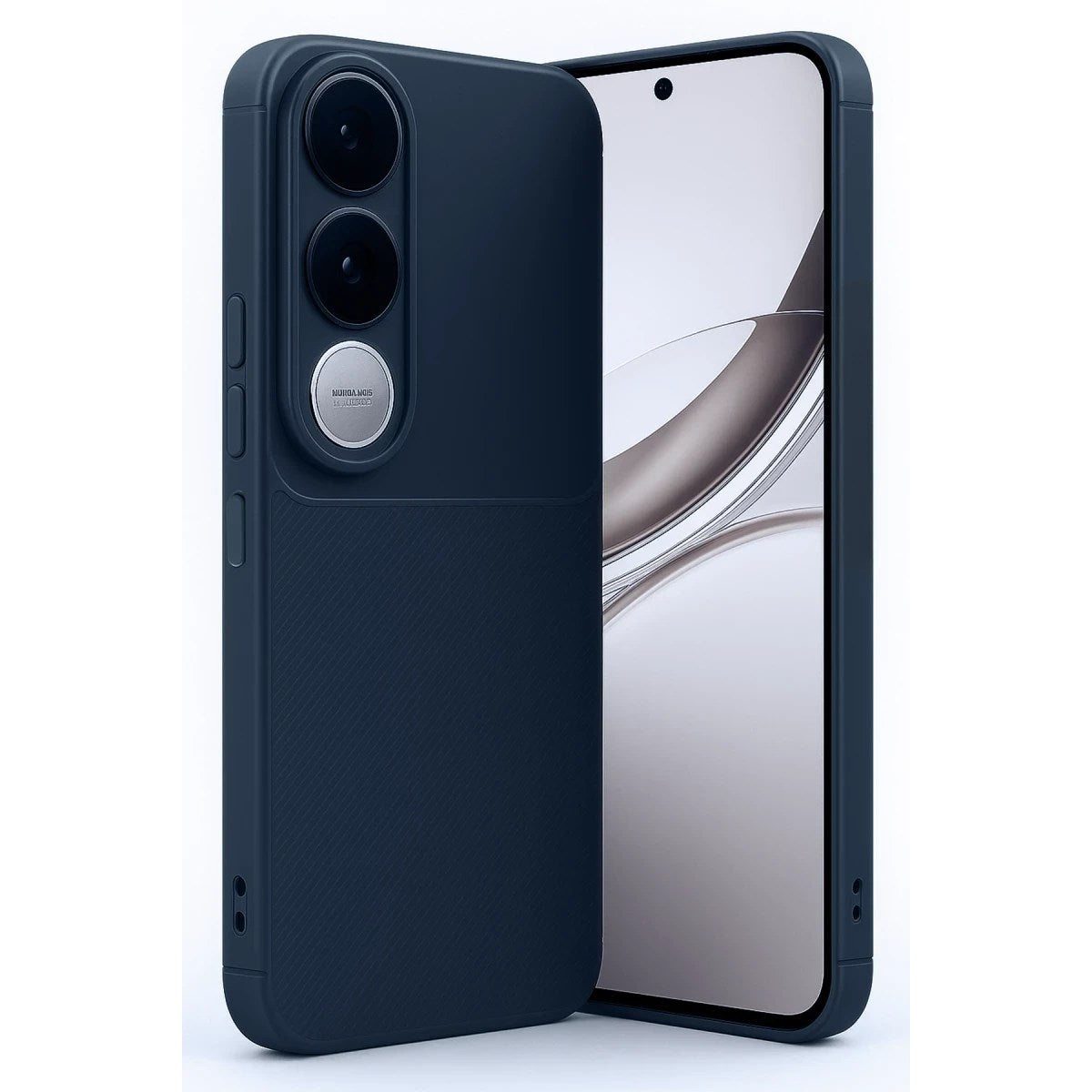 Mey İthalat® Vivo V50 Lite 4G Auto Focus Karbon Kapak - Lacivert