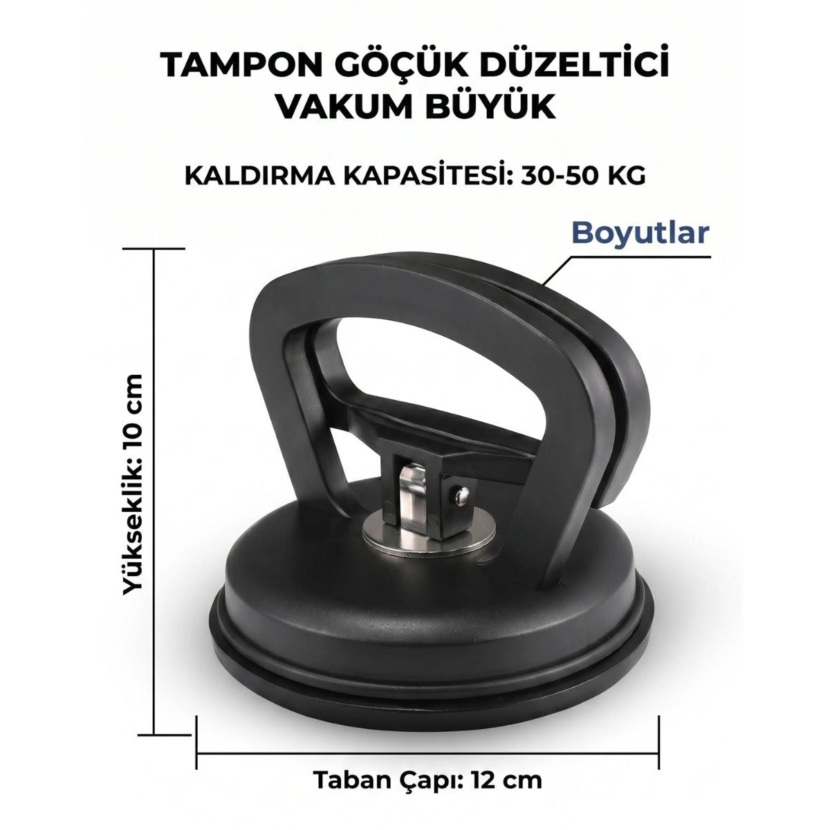 Büyük Boy Vakumlu Göçük Düzeltici ve Cam Taşıma Aparatı – Tampon Kaporta Ezik Düzeltici Pratik Oto Onarım Aleti