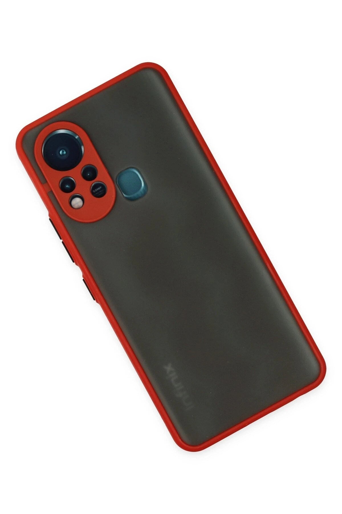 Mey İthalat® İnfinix Hot 11s Kılıf Montreal Silikon Kapak - Kırmızı