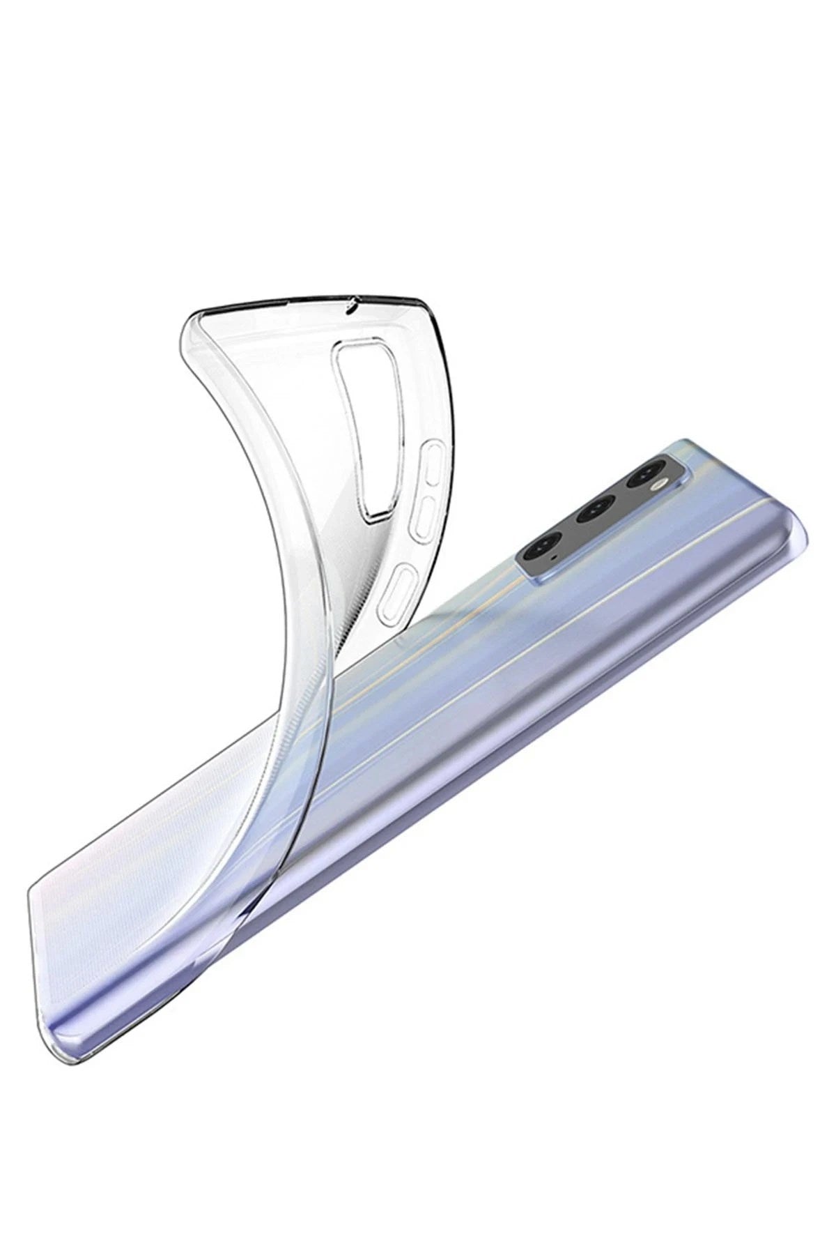 Mey İthalat® Samsung Galaxy Note 20 Kılıf Lüx Şeffaf Silikon