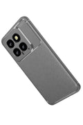 Mey İthalat® Mi 14T Kılıf Auto Focus Karbon Kapak - Gri