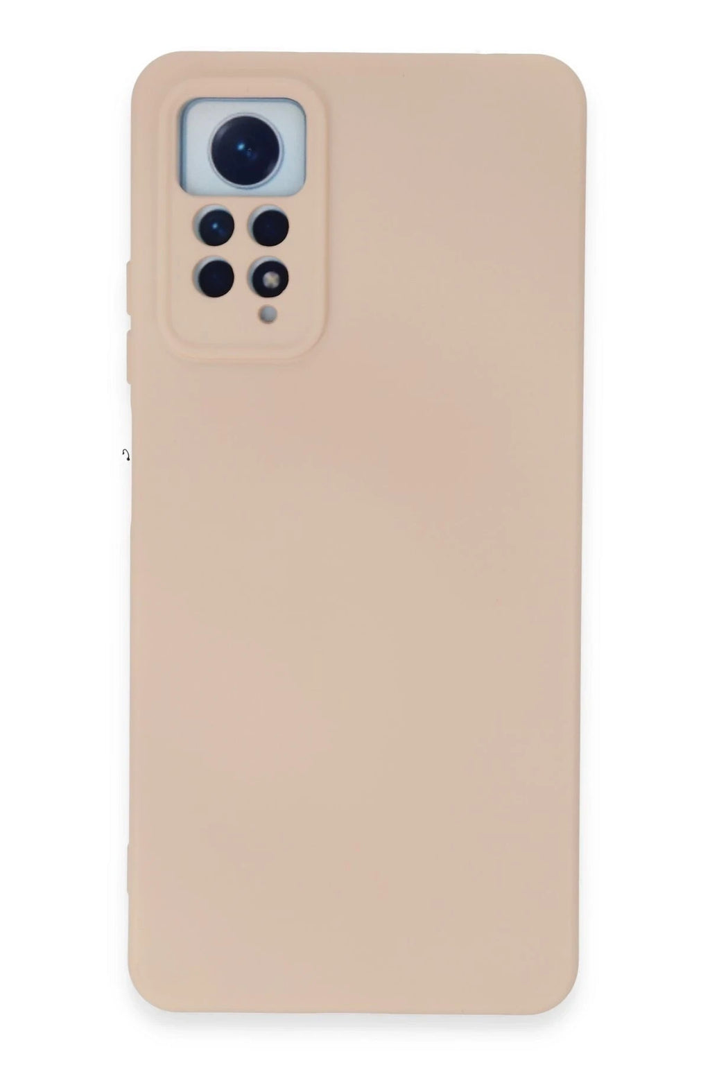 Mey İthalat® Redmi Note 12 Pro 4G Kılıf Nano içi Kadife Silikon - Pudra