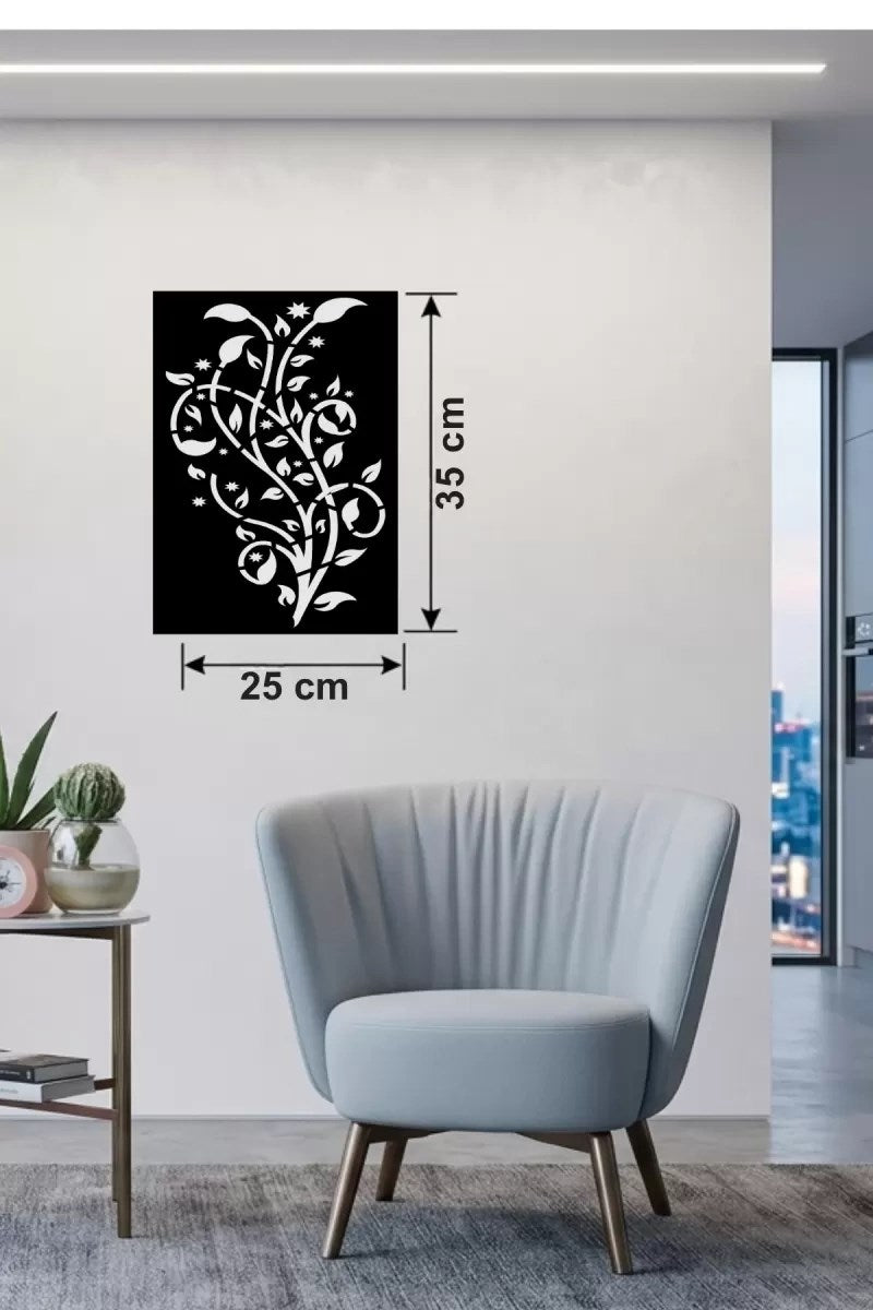 Mey İthalat® Tavus Kuşu ve Doğa Temalı Ahşap Duvar Tablosu - 25x35 cm Lazer Kesim Pano