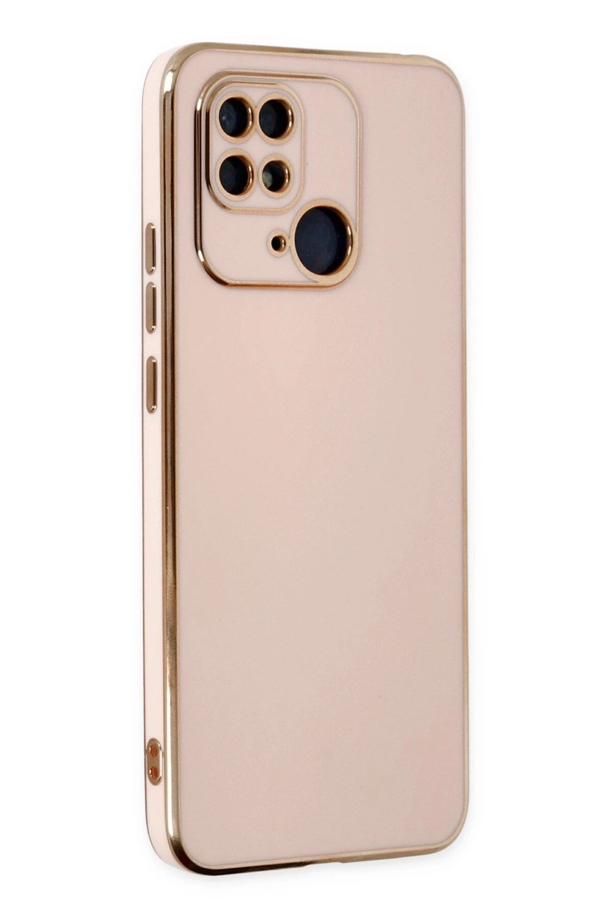 Mey İthalat® Redmi 10C Kılıf Volet Silikon - Pembe