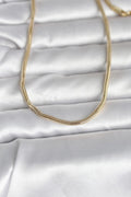 Mey İthalat® CM 14K Gold Renk Yılan Zincir Model 60 cm Kadın Kolye