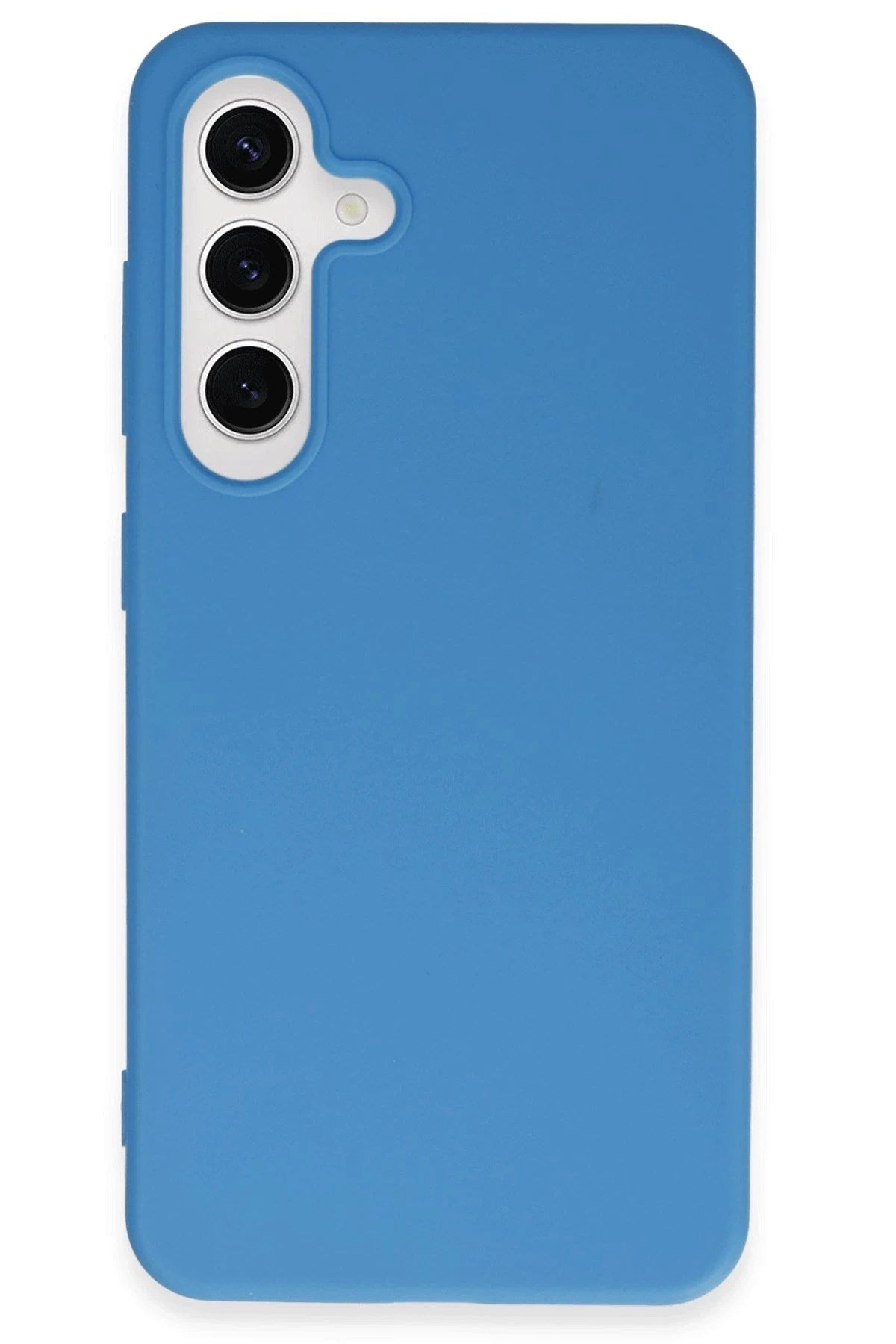 Mey İthalat® Samsung Galaxy S24 Kılıf First Silikon - Mavi