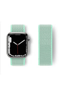 Mey İthalat® Watch 38mm Hasırlı Cırtcırtlı Kordon - Turkuaz