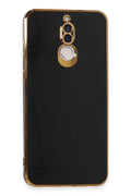 Mey İthalat® Huawei Mate 10 Lite Kılıf Volet Silikon - Siyah