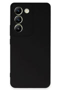 Mey İthalat® Vivo V30 Lite 4G Kılıf First Silikon - Siyah