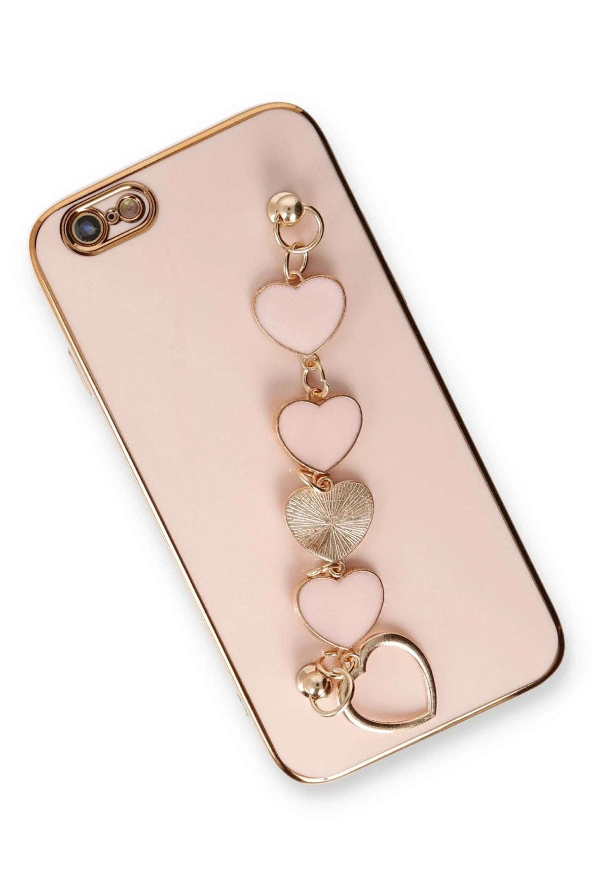 Mey İthalat® iPhone 6 Kılıf Esila Silikon - Pudra