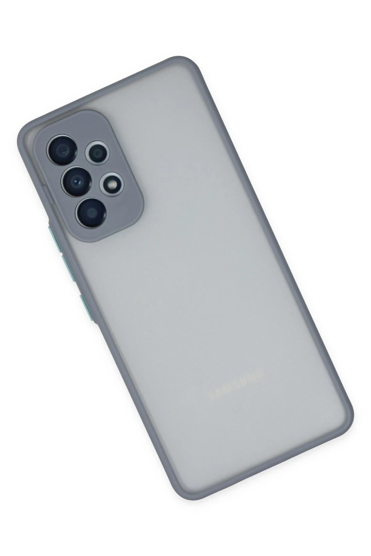 Mey İthalat® Samsung Galaxy A53 5G Kılıf Montreal Silikon Kapak - Gri