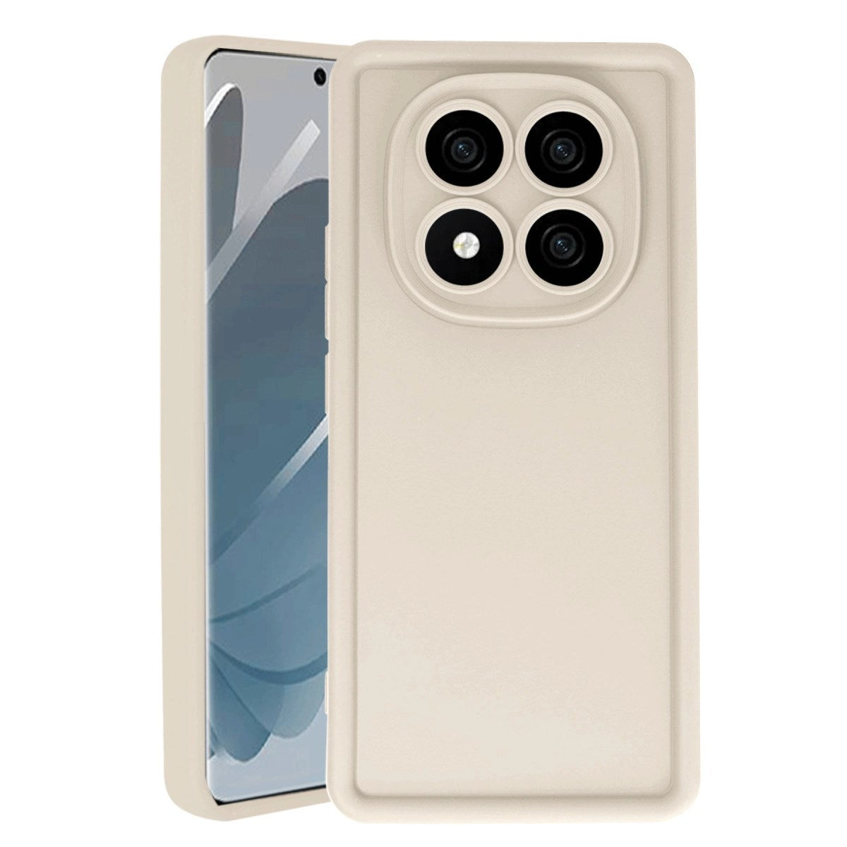 Mey İthalat® Redmi Note 14 Pro 4G Kılıf Viera Silikon - Krem