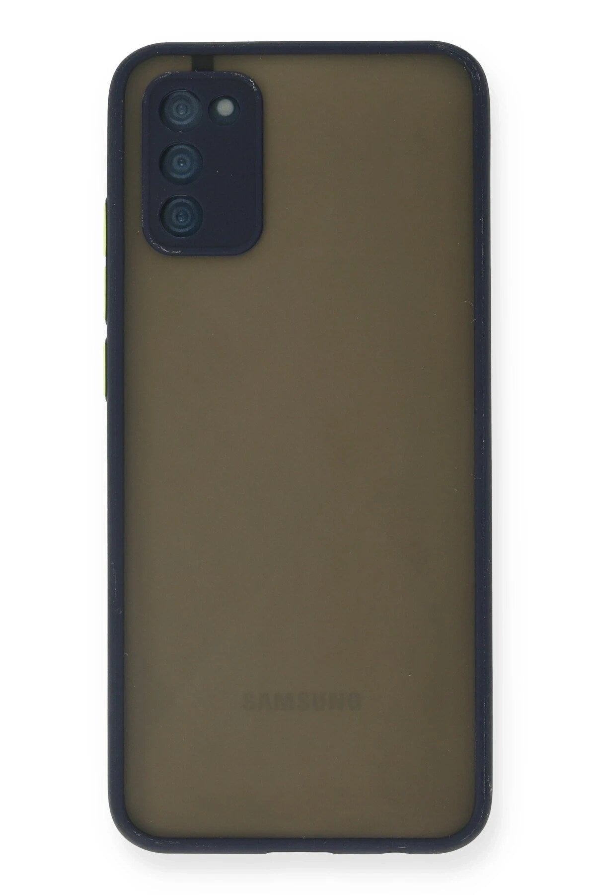 Mey İthalat® Samsung Galaxy A03S Kılıf Montreal Silikon Kapak - Lacivert