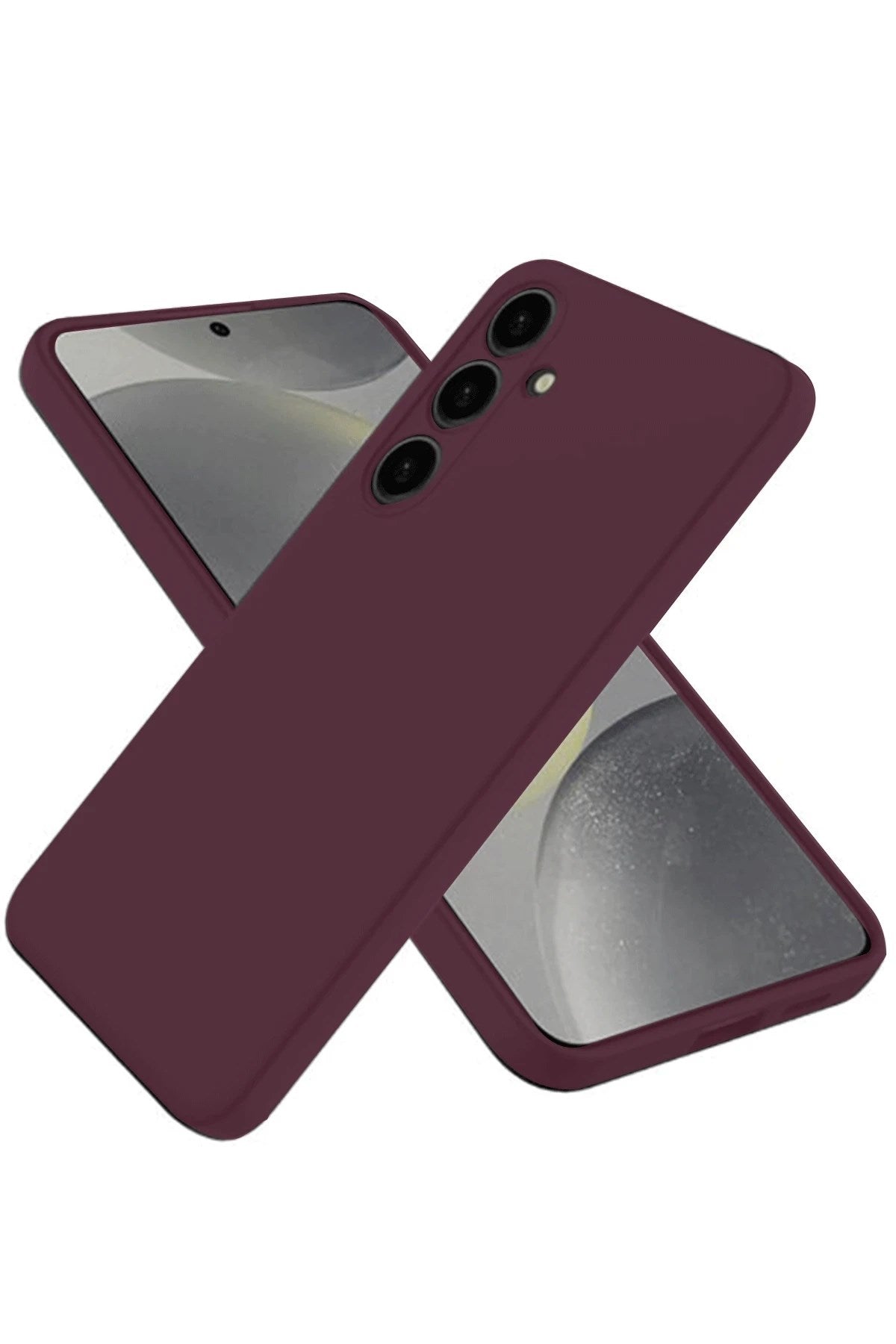 Mey İthalat® Samsung Galaxy A26 Kılıf First Silikon - Mürdüm