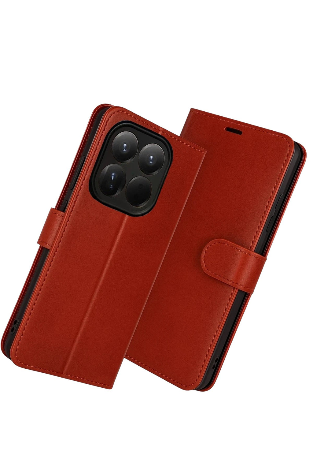 Mey İthalat® Mi 15T Trend S Plus Kapaklı Kılıf - Kırmızı