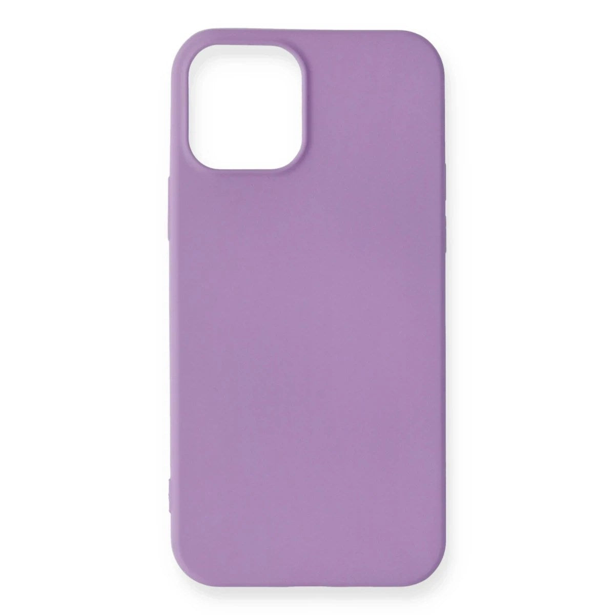 Mey İthalat® iPhone 12 Mini Kılıf First Silikon - Lila