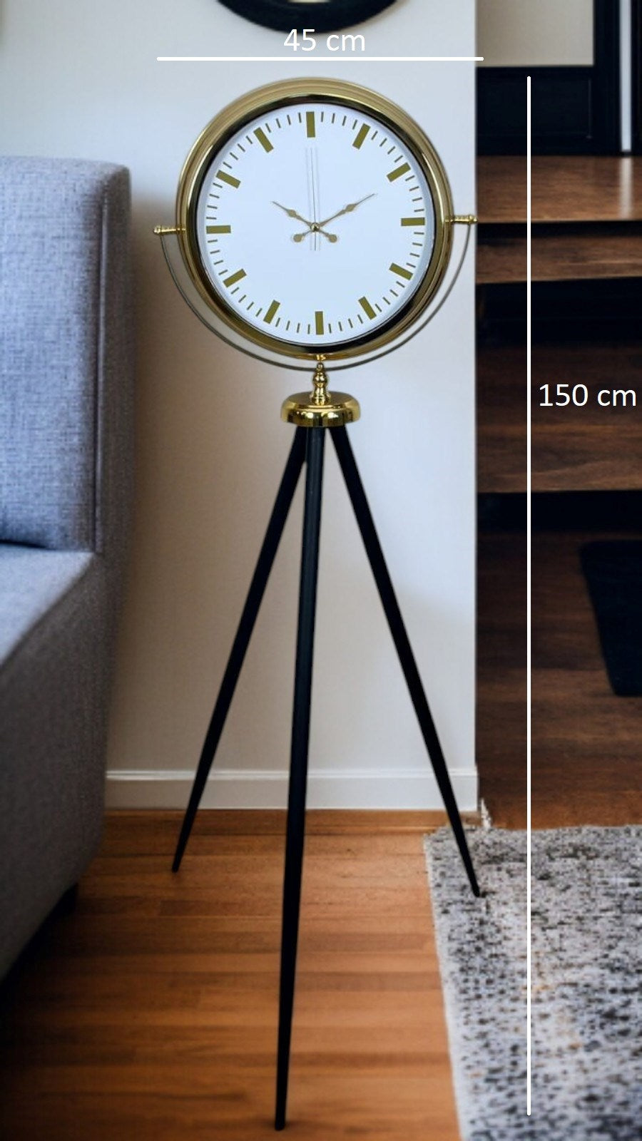 Gold Balance Tripod Ayaklı Saat